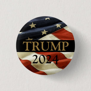 TRUMP 1 INCH ROUND BUTTON