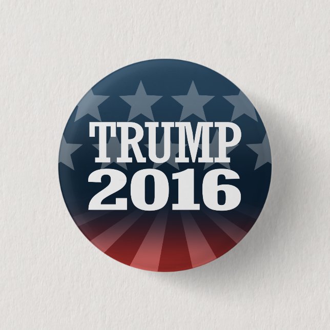 TRUMP 2016 1 INCH ROUND BUTTON (Front)