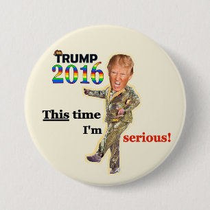 Trump 2016 3 inch round button