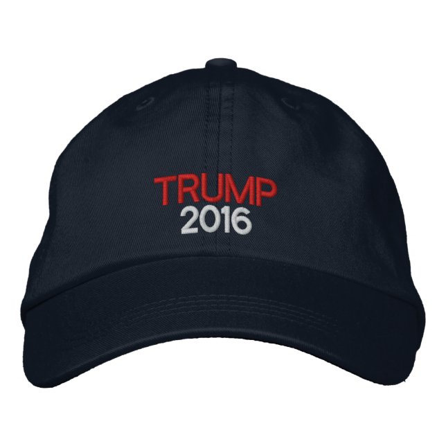 Trump 2016 Embroidered Hat (Front)
