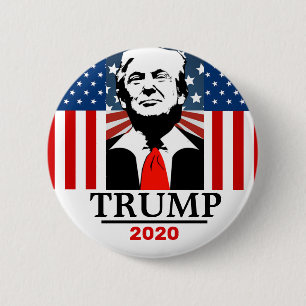 TRUMP 2020 2 INCH ROUND BUTTON