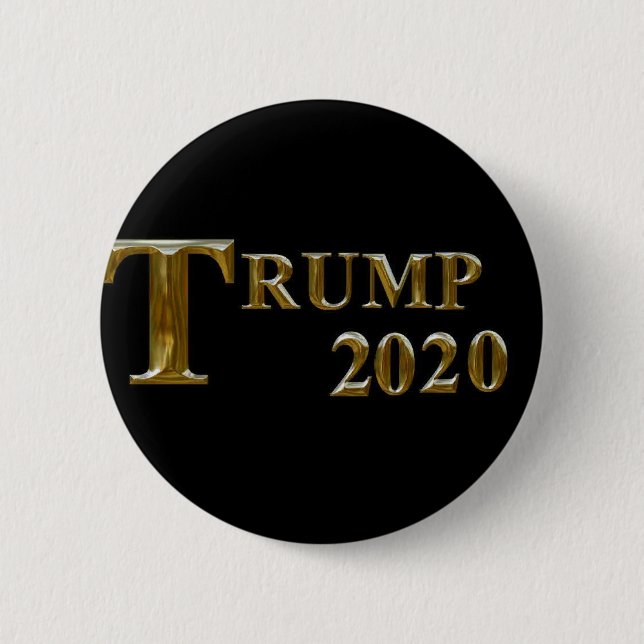 Trump 2020 2 inch round button (Front)
