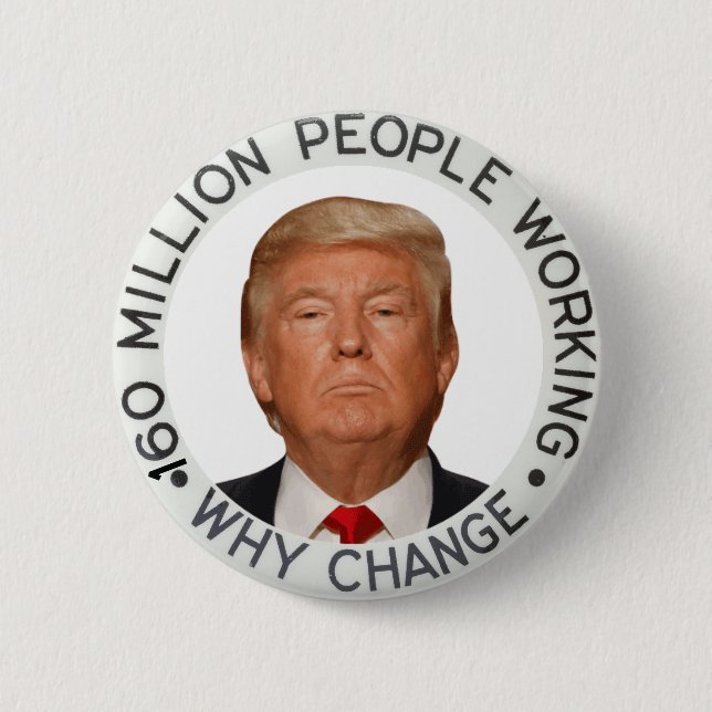 Trump 2020 2 inch round button (Front)