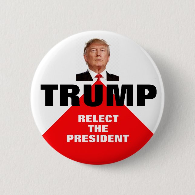 Trump 2020 2 inch round button (Front)