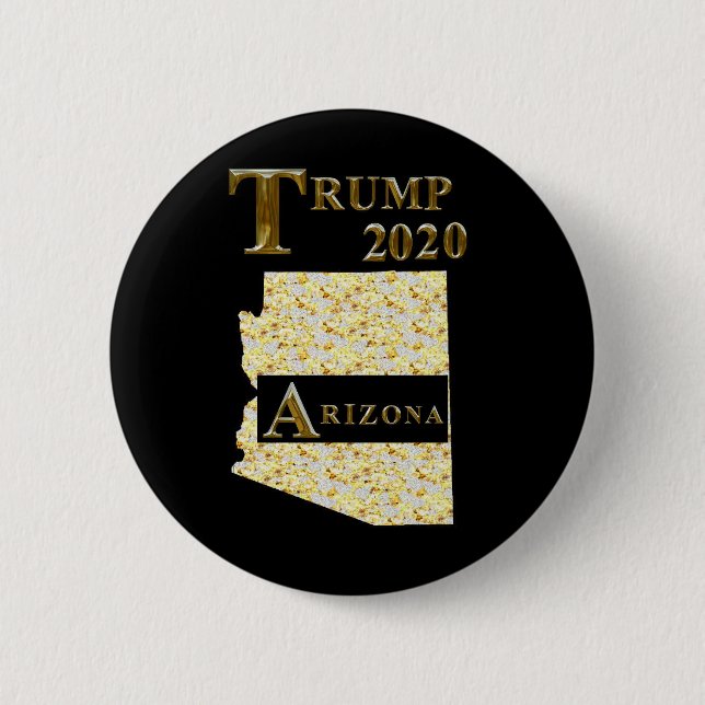 TRUMP 2020 ARIZONA 2 INCH ROUND BUTTON (Front)