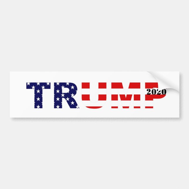 Trump 2020 Bumper Sticker (Front)