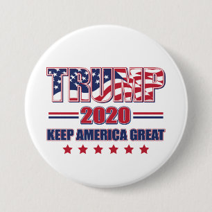 Trump 2020 Keep America Great 3 Inch Round Button