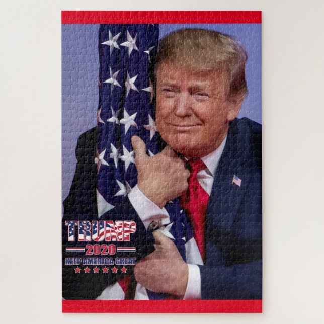 Trump 2020 Keep America Great Jigsaw Puzzle (Vertical)