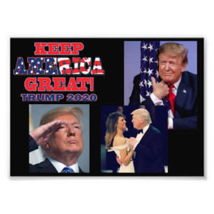 Trump 2020 Keep America Great Photo Print