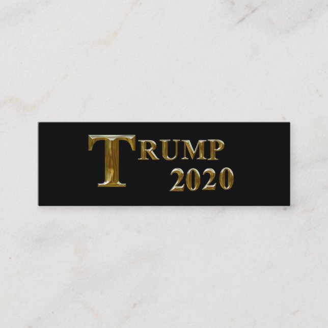 TRUMP 2020 MINI BUSINESS CARD (Front)