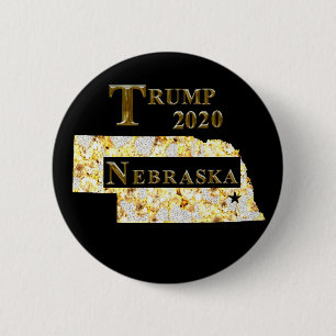 TRUMP 2020 NEBRASKA 2 INCH ROUND BUTTON