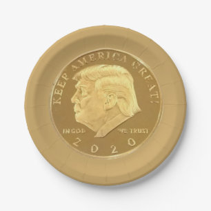 TRUMP 2020 PAPER PLATE