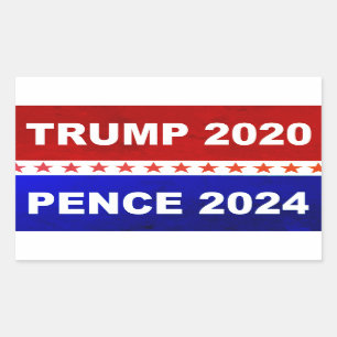 TRUMP 2020 PENCE 2024 STICKER