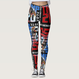 Trump 2020 RED WAVE LEGGINGS