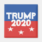 TRUMP 2020 Red White Blue Magnet