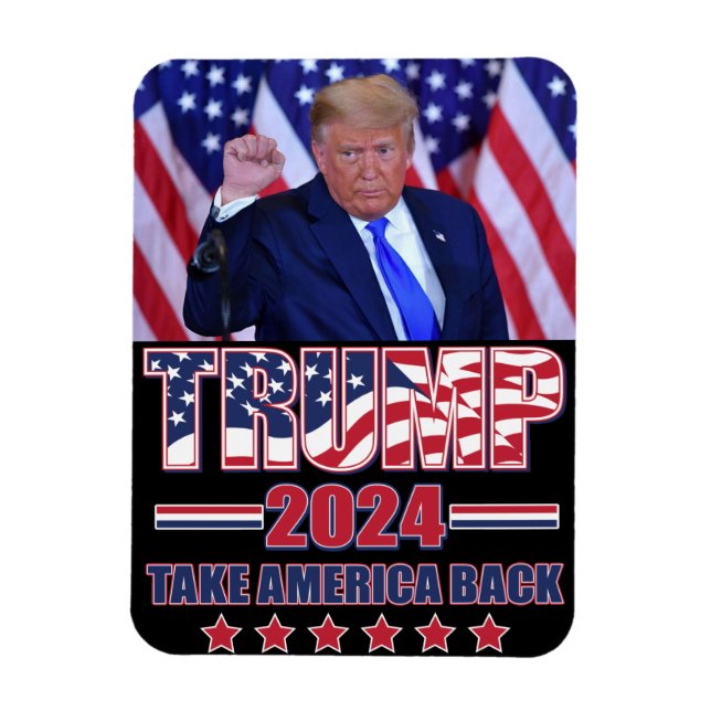 Trump 2020 Take America Back Magnet (Vertical)