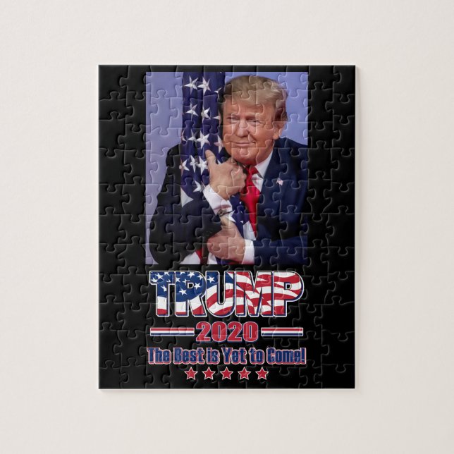 Trump 2020 The Best is Yet to Come Jigsaw Puzzle (Vertical)