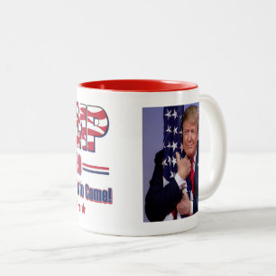 Trump 2020 The Best is Yet to Come Two-Tone Coffee Mug