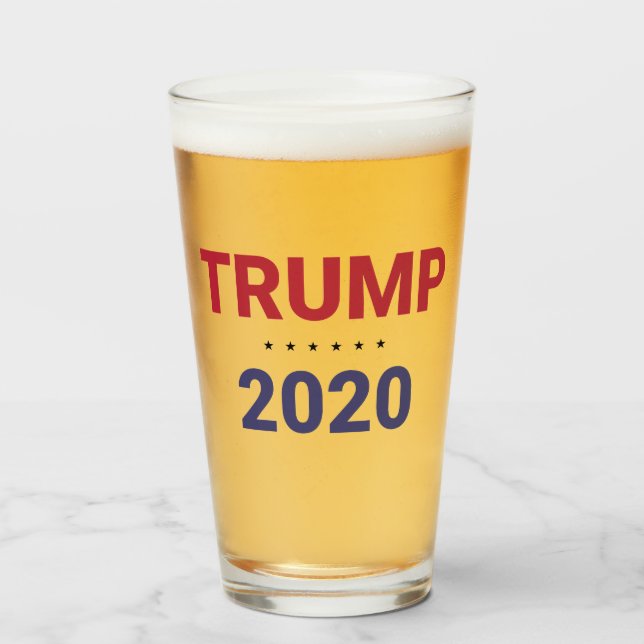 Trump 2020 (US Election) Glass (Front Filled)