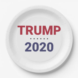 Trump 2020 (US Election) Paper Plate