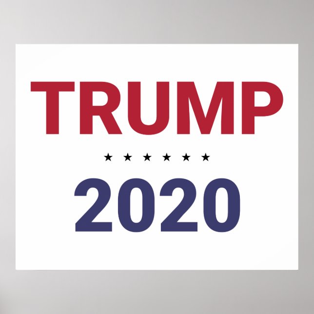 Trump 2020 (US Election) Poster (Front)
