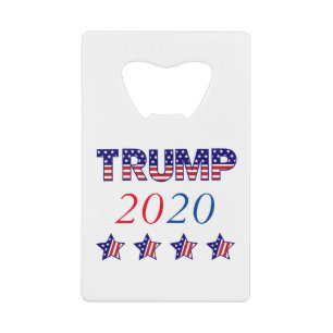 Trump 2020 USA Credit Card Bottle Opener