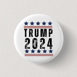 Trump  2024 1 inch round button