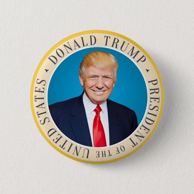 Trump 2024  2 inch round button (Front)