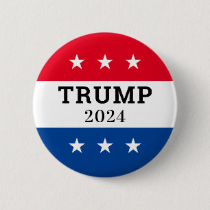 Trump 2024 2 inch round button