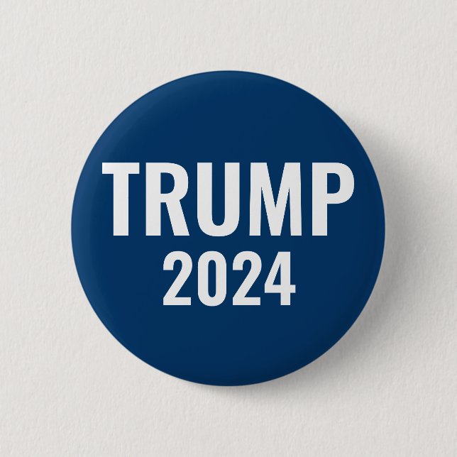 Trump  2024 2 inch round button (Front)