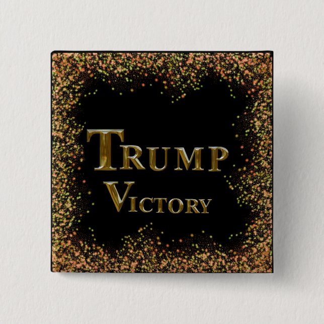 TRUMP 2024 2 INCH SQUARE BUTTON (Front)