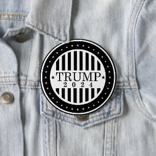 Trump 2024 4 inch round button