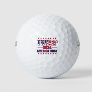 Trump 2024 America Fiirst Golf Balls