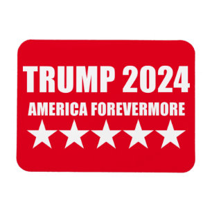 TRUMP 2024 - AMERICA FOREVERMORE MAGNET