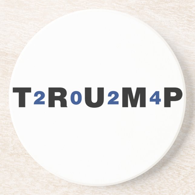 Trump 2024 Blue Coaster (Front)