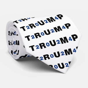 Trump 2024 Blue Tie