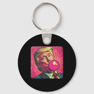 Trump 2024 Bubble Gum Pop Keychain