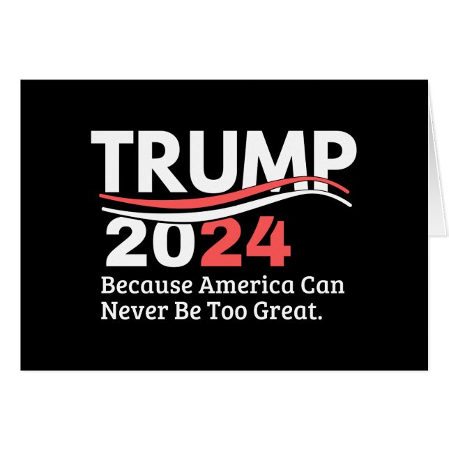 trump 2024 bumper (Front Horizontal)