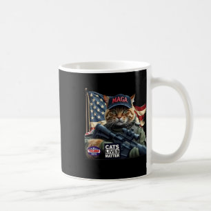 Trump 2024 Cats Lives Problem Coffee Mug