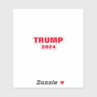 Trump 2024 Colourful Red White Bold Trendy Cool