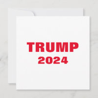 Trump 2024 Colourful Red White Bold Trendy Cool