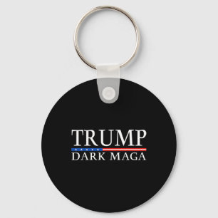 Trump 2024 Dark Mega President Donald Trump Keychain