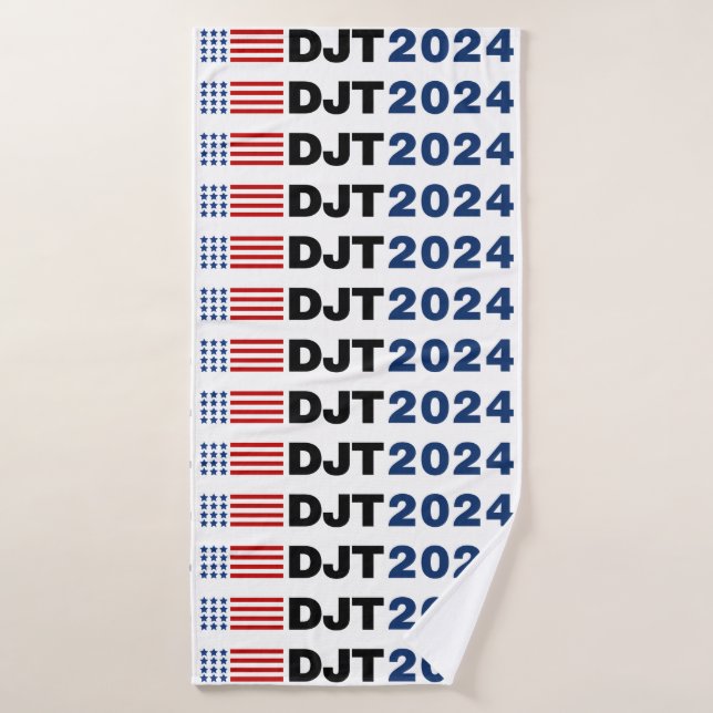Trump 2024 DJT Bath Towel (Bath Towel)