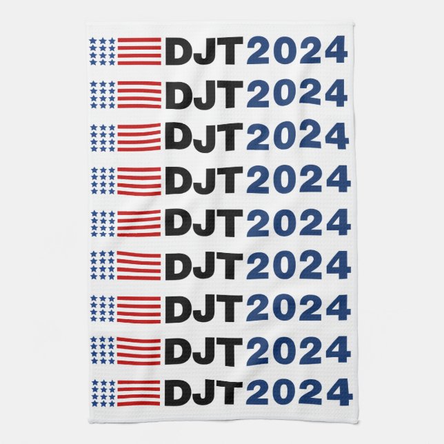 Trump 2024 DJT Kitchen Towel (Vertical)