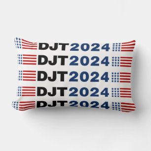 Trump 2024 DJT Lumbar Pillow