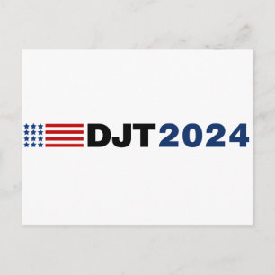Trump 2024 DJT Postcard