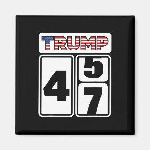 Trump 2024 Election 47 Victory Win President Inaug Magnet