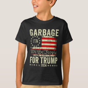 Trump 2024 Election Garbage Vote For Trump Preside T-Shirt