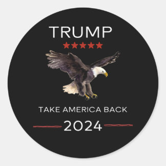 Trump 2024 election Take America Back sticker