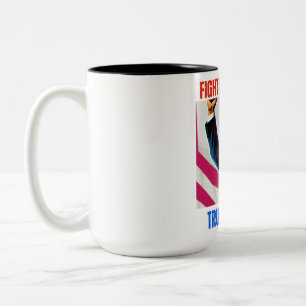 TRUMP 2024 FIGHT FIGHT FIGHT Two-Tone COFFEE MUG